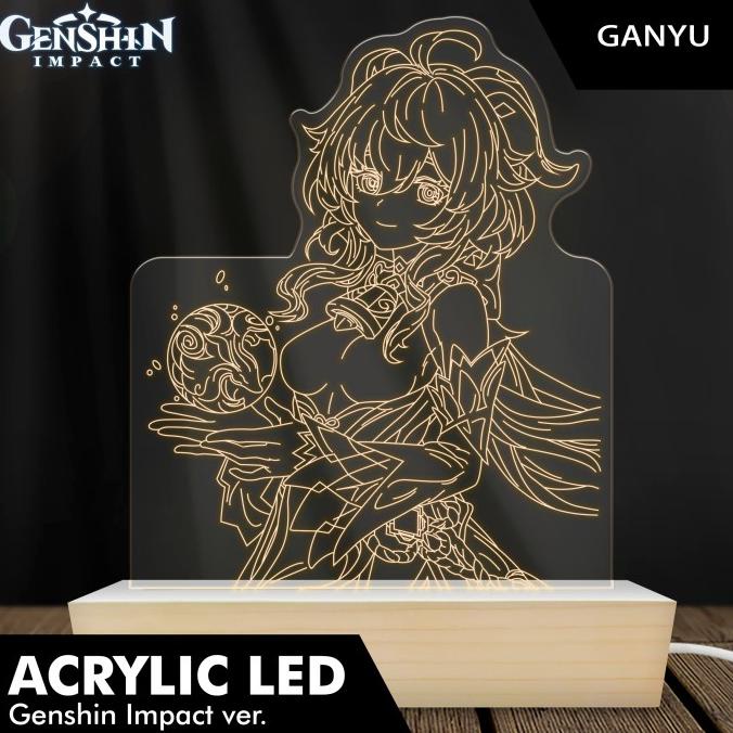 yang dicari] Acrylic LED custom Genshin Impact ver. ( Gny )