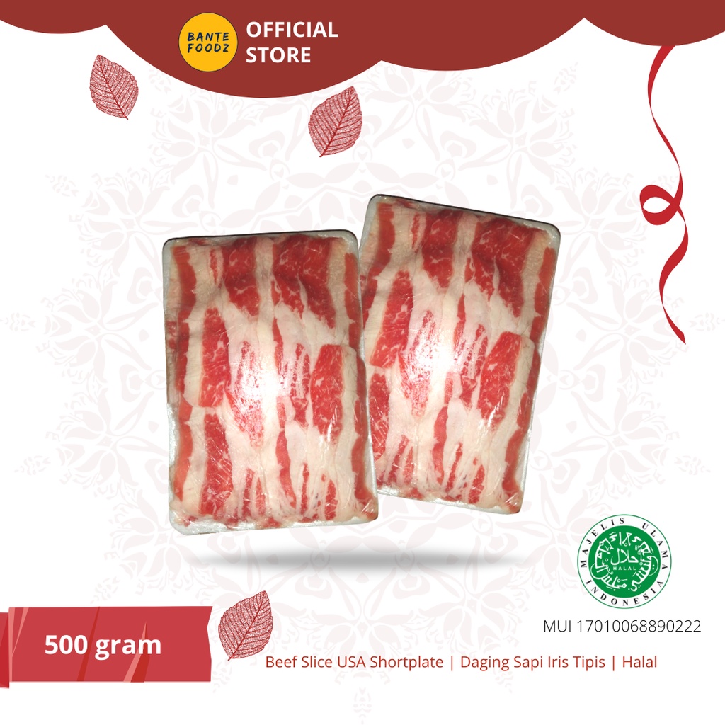 

Beef Slice US / US Shortplate Beef Slice / Daging Yohinoya Import 500gr