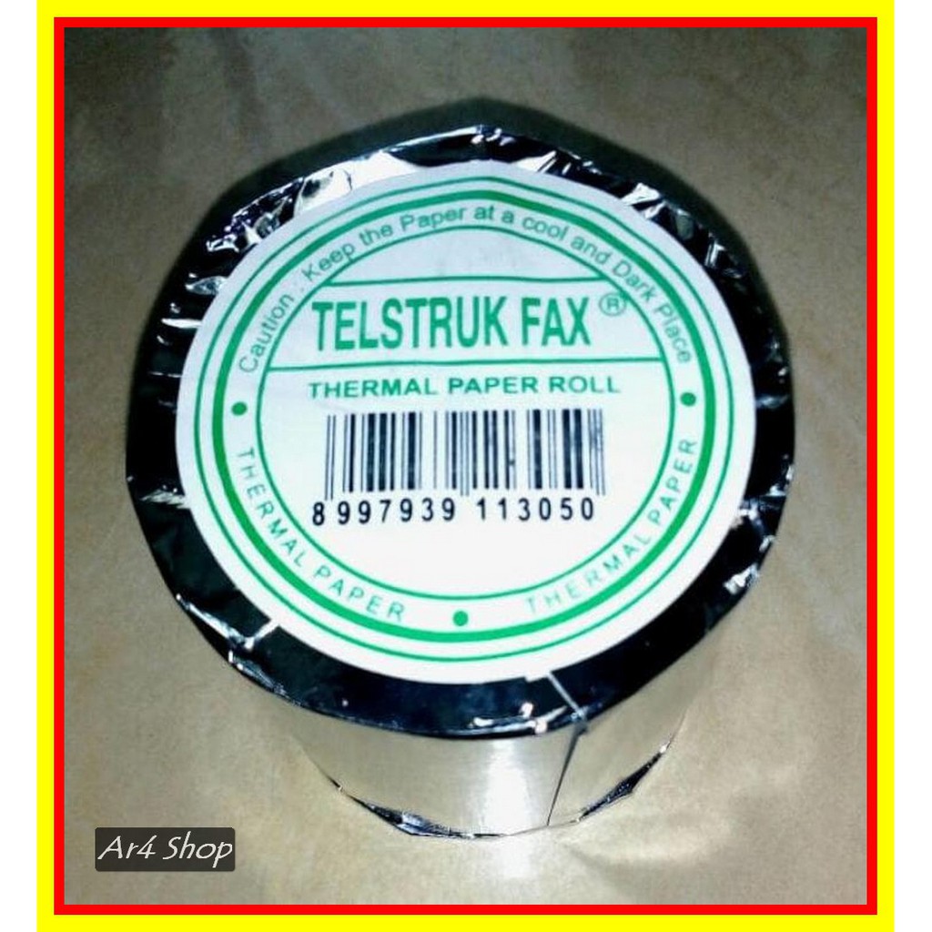 

Kertas Thermal Thermal Paper - Telstruk - 57Mm X 50Mm 50Mm Diameter