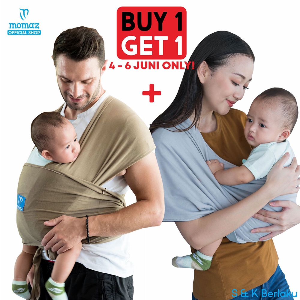 Harga Gendongan Bayi Depan Momaz 3in1 Buy 1 Get 1 Geos Gendongan Bayi
Samping