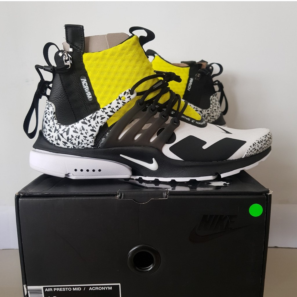 Acronym x Nike Air Presto Mid Dynamic Yellow (BNIB)