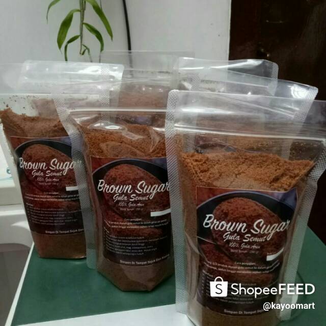 

Brown sugar/gula semut aren organik