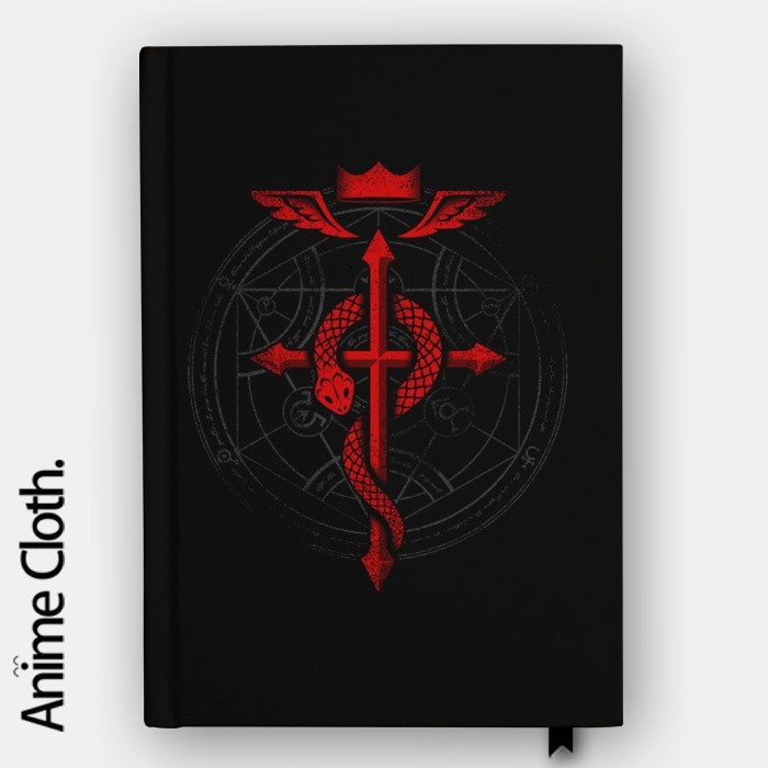

Notebook Flamel Full Metal Alchemist Custom Anime Buku Catatan FMA01