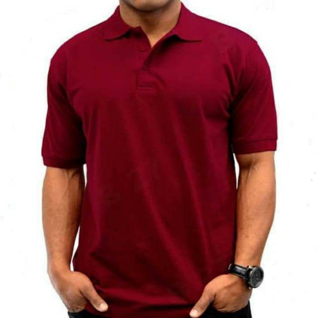 Noveli wear - Kaos kerah pria | polo shirt lengan pendek polos seragam | kaos murah grosir size M L XL XXL