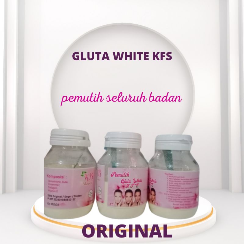original gluta white KFS susu collagen pemutih badan Ampuh