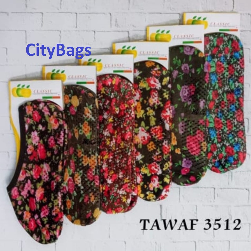 CityBags-TAWAF Pendek Antiselip Polos/TAWAF Pendek Antiselip MOTIF