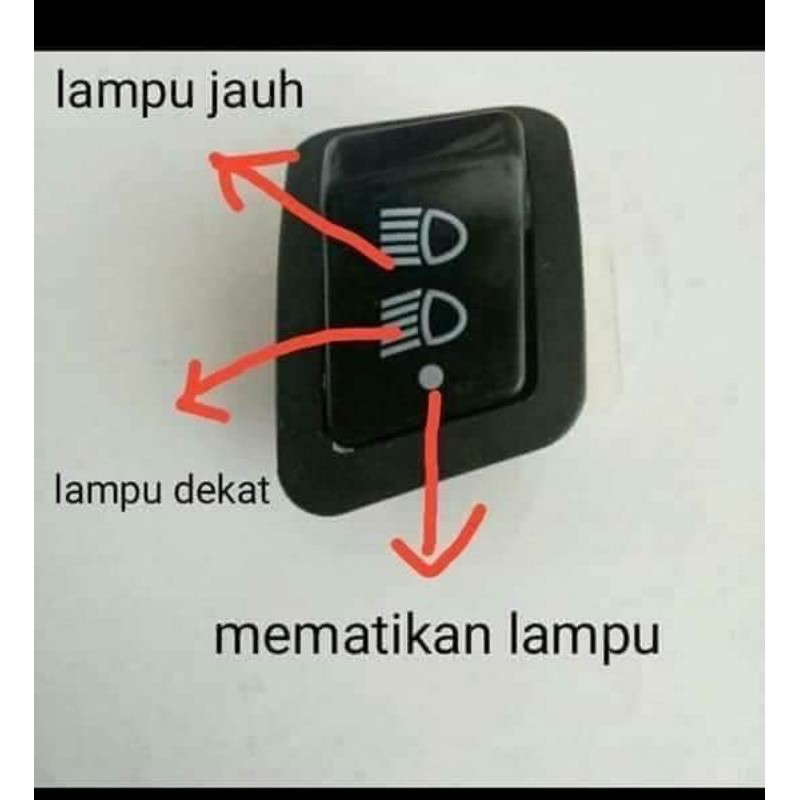 Saklar 3 Mode Motor Beat, Vario fi, Vario 125, Blade dll