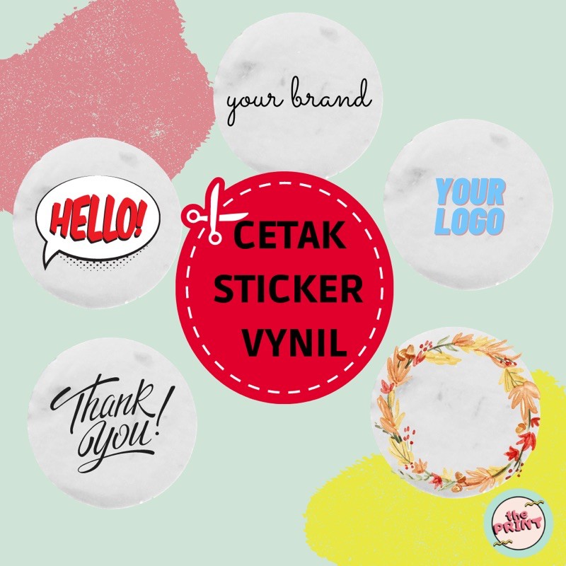 

Cetak Stiker A3 Print & Cutting Stiker Vynil