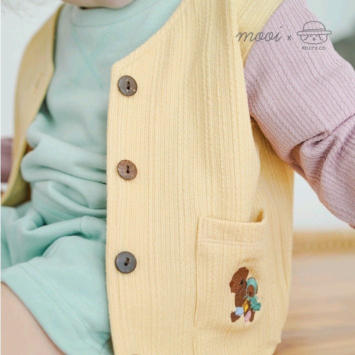 Mooi x Kellysco Cardigan Anak dan Ibu Knit CBKS