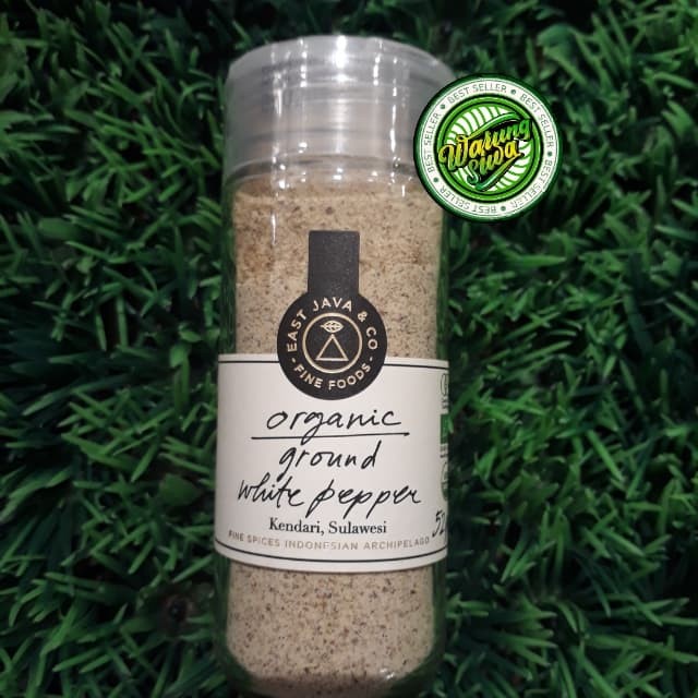 

organic ground white pepper - EAST JAVA CO 52 GRAM