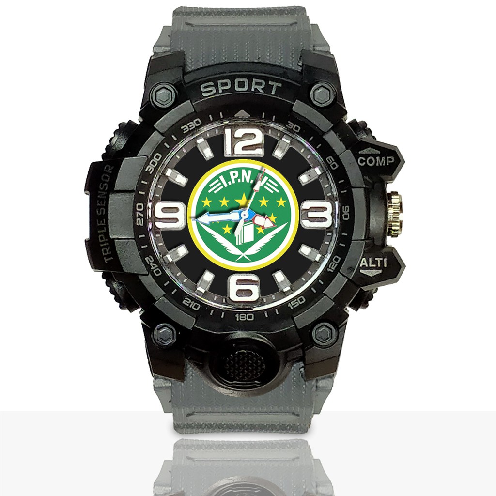 Jam Tangan Custom I.P.N.U Ruber- Water Resistant