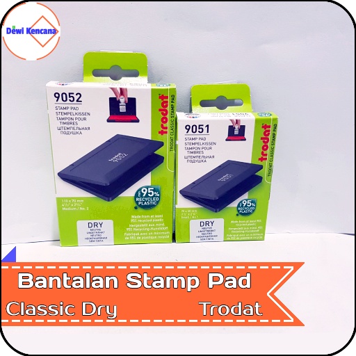 

Bantalan Stampel Classic Dry Stamp Pad Trodat