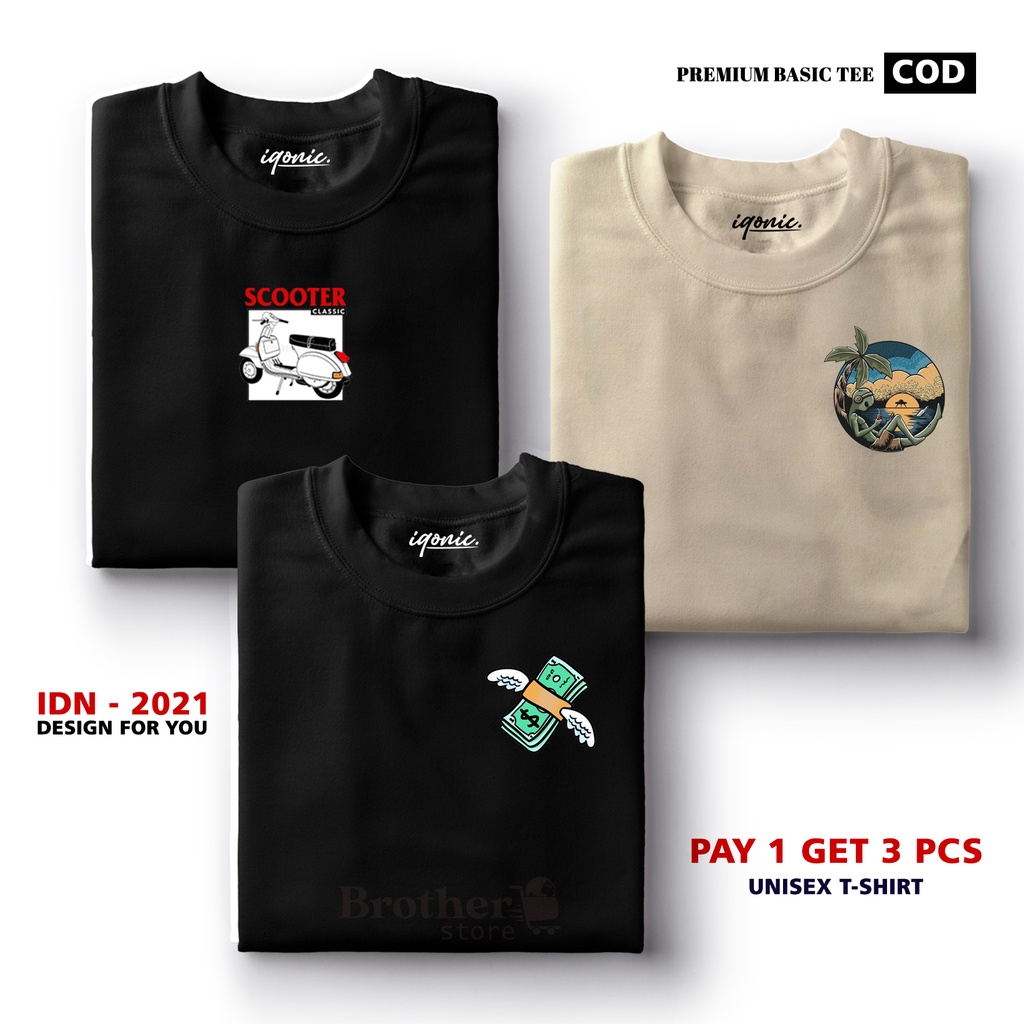 BUY 1 GET 3 PCS ( PROMO COD ) BROTHER STORE / Kaos Distro100% Catoon Combed 24s / ArticelSPM