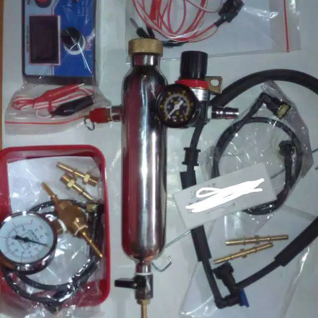 Paket Tabung infus ICT..Full preasure alat ukur tekanan dan tester injektor