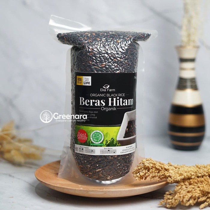 

gr011ttr Beras Hitam Organik 1Kg Ekafarm Sv012Ss