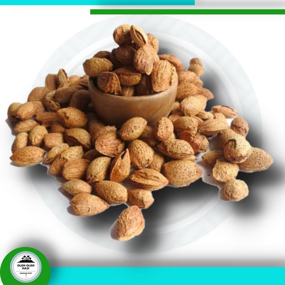 

kacang almond roested /panggang 500gr