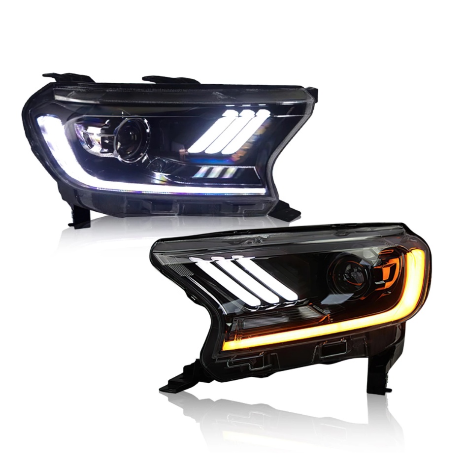 HEAD LAMP LAMPU DEPAN FORD RANGER MASTENG MUSTANG T7 T8 2015-2020