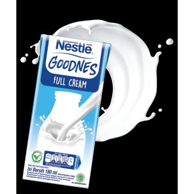 

Susu UHT Termurah Nestle Goodnes Full Cream 180ml