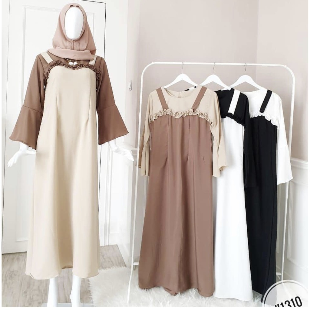 CS- Gamis MOLLY / Maxi Dress  Shopee Indonesia