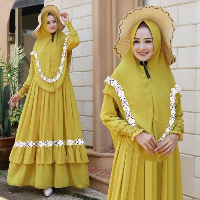 I-SYARI SARI-BAJU LEBARAN-GAMIS TERBARU-GAMIS SYAR WANITA AS.FASHION-R
