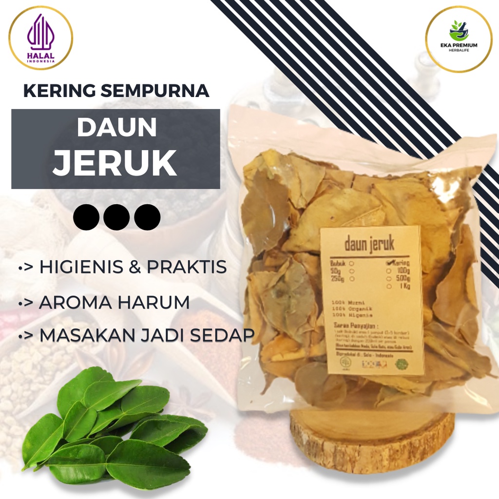

Daun Jeruk Purut Kemasan Kering Sempurna Bumbu Dapur Masak Halus Murni Rempah Rempah Bubuk Serbuk Asli Harum Wangi Penyedap Rasa Tanpa Pengawet 100 gr