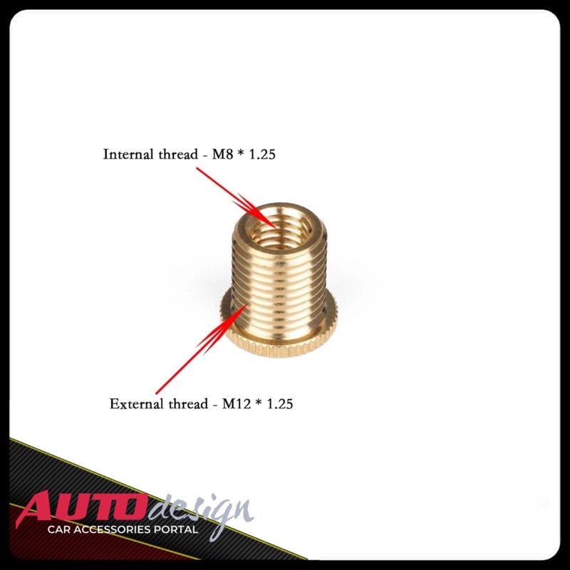 Adaptor Shift Knob Mobil Tuas Persneling 3 Ukuran