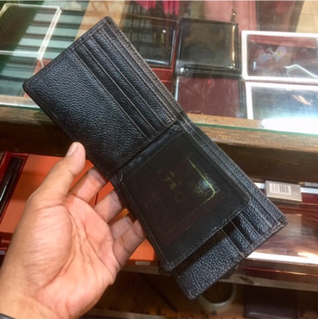 Dompet lipat biasa pria bahan kulit asli berkualitas motif jeruk #dompet #dompetpria #dompetcowok