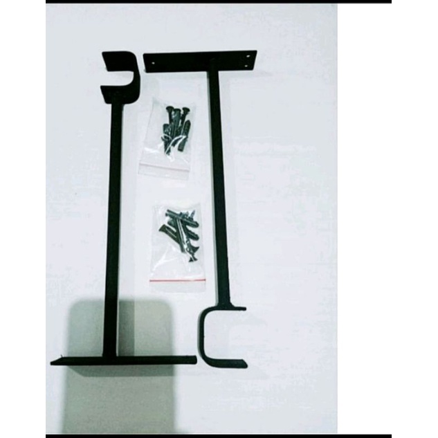 PENYANGA  GANTUNGAN BAJU Penyangga Siku besi Rak gantungan baju