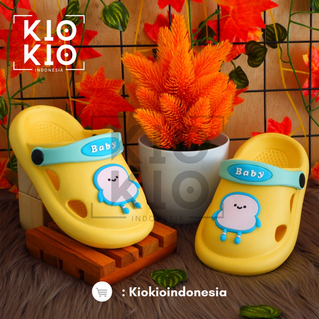 Sandal Baim Anak-anak / Sandak Kodok Anak / Sandal Bakpao Anak / Sepatu sandal ANAK Karakter Lucu BABY'S series