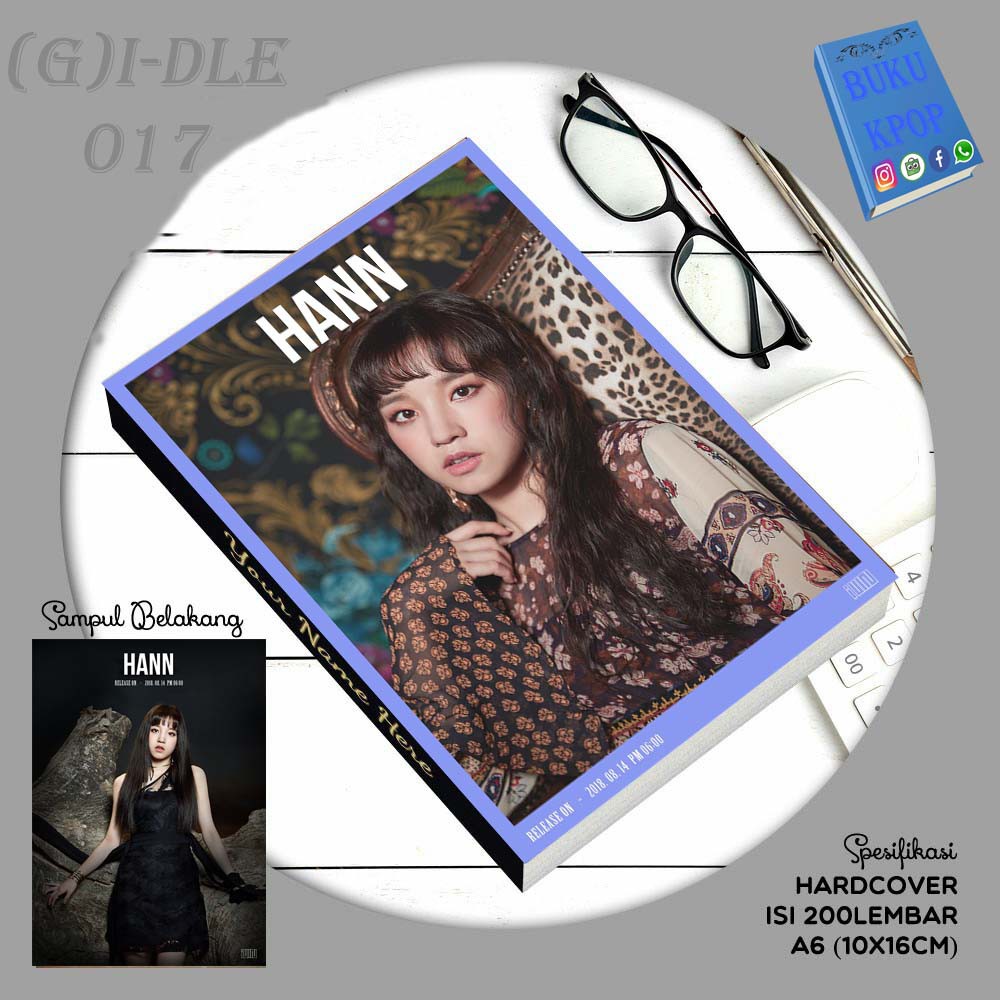 

BUKU TULIS KPOP/NOTEBOOK (G) I-DLE Hann