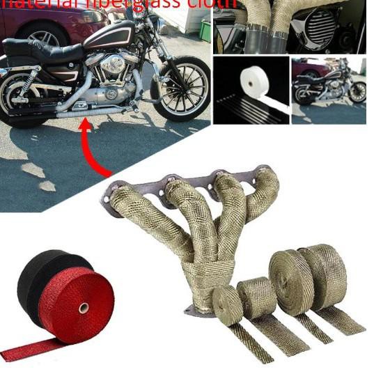 

✅ IL9 Lakban peredam panas knalpot coklat material fiberglass cloth Coklat !