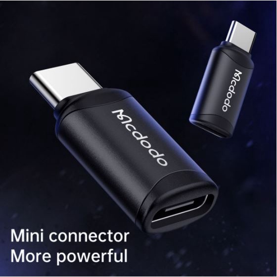 MCDODO OT-9970 CONVERTER ADAPTOR DATA OTG MICRO USB PORT TO TYPE C FAST CHARGING 3A