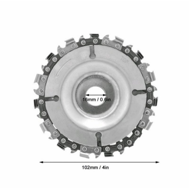 BELTER Wood Carving Disc / Disc Chain Saw 4&quot; Mata Gergaji Potong Ukir