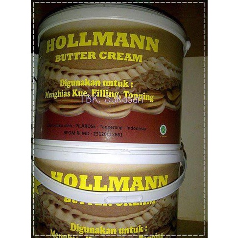

Hollman buttercream 1kg pail white vanilla