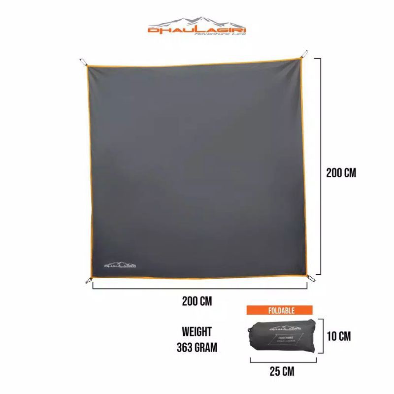 Foot Print Dhaulagiri Matras Flysheet Tenda Dhaulagiri 200 x 200