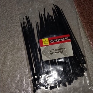 Nylon cable tie 2,5x100mm HITAM kabel ties isi 100pcs kabel tie kabel tis