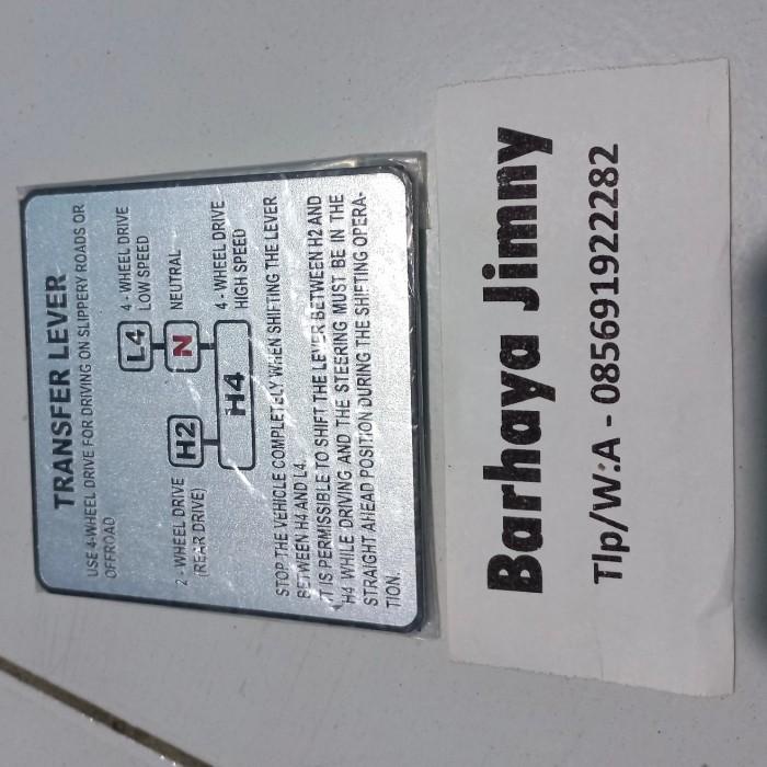 PLAT EMBLEM TRANSFER CASE 4X4 JIMNY KATANA