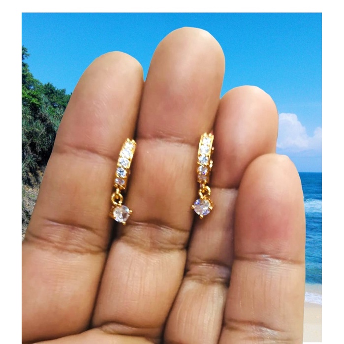 anting wanita //anting lapis emas //perhiasan wanita //anting //antiing permata-3