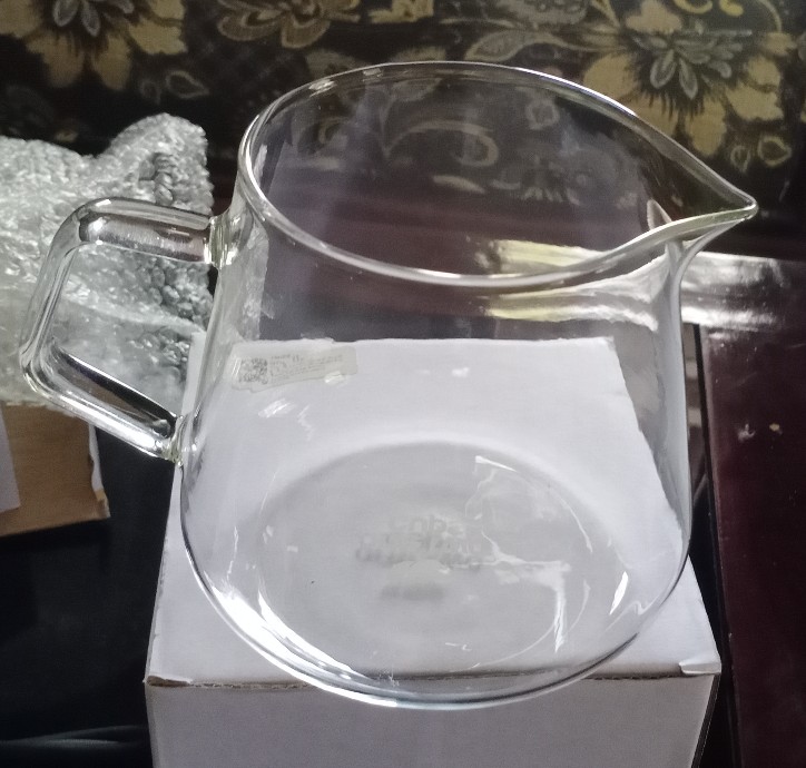 Teko Kopi Kaca Barista Coffee Maker Pot Kettle 300 600 Ml Peralatan Kopi Perlengkapan Cafe Onetwocup