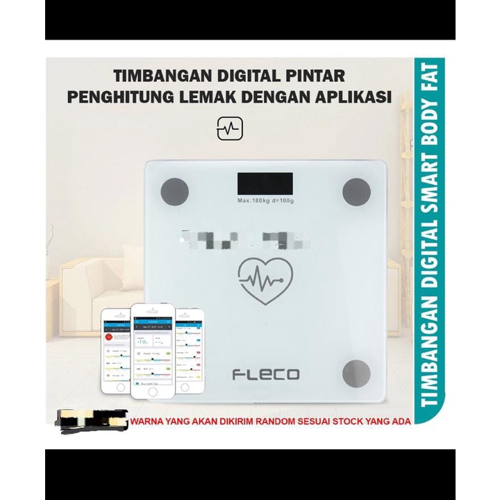 PROMO Timbangan Badan Digital BMI TB 101 Body Fat Monitor With App Smart Weight FC PROMO