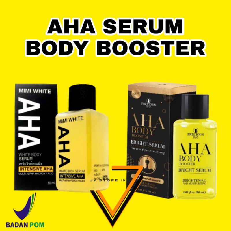 AHA MIMI WHITE Body Booster Bright Serum / Body Serum / Serum Badan / Serum Pemutih / Serum