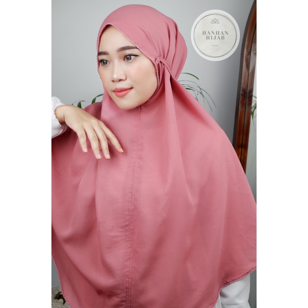 𝗛𝗮𝗻𝗵𝗮𝗻 𝗛𝗶𝗷𝗮𝗯 - Daily Bergo Picot Syari/Jumbo/XL (Hijab Instan Diamond)