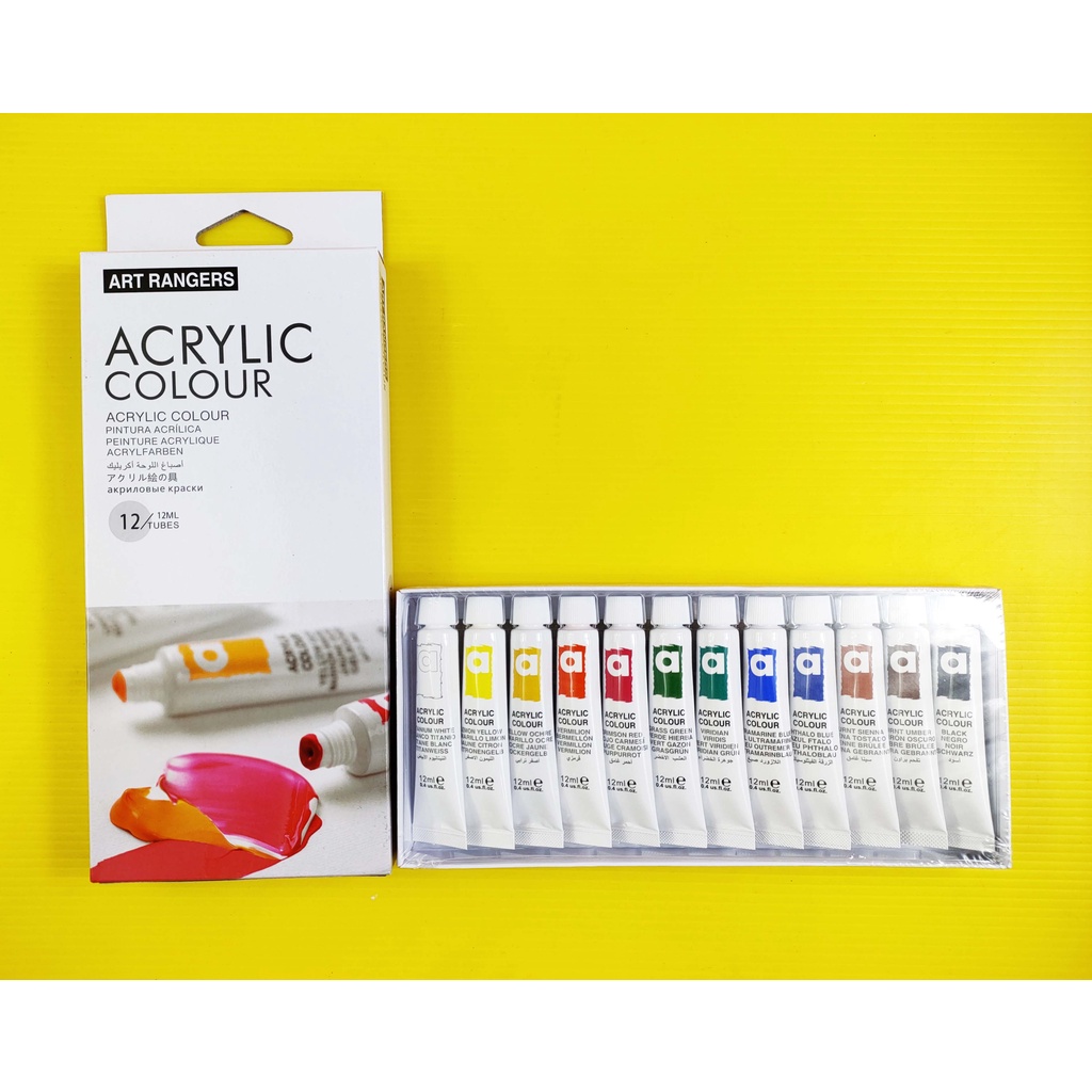 

CAT AKRILIK / ACRYLIC COLOUR ART RANGERS 12ML X 12 W