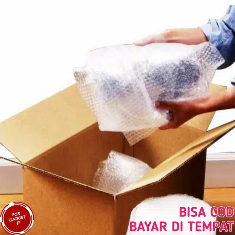 

BUBBLE WRAP DAN DUS BOX KOTAK PACKING TAMBAHAN UNTUK TEMPERED GLASS FOR GADGET 17