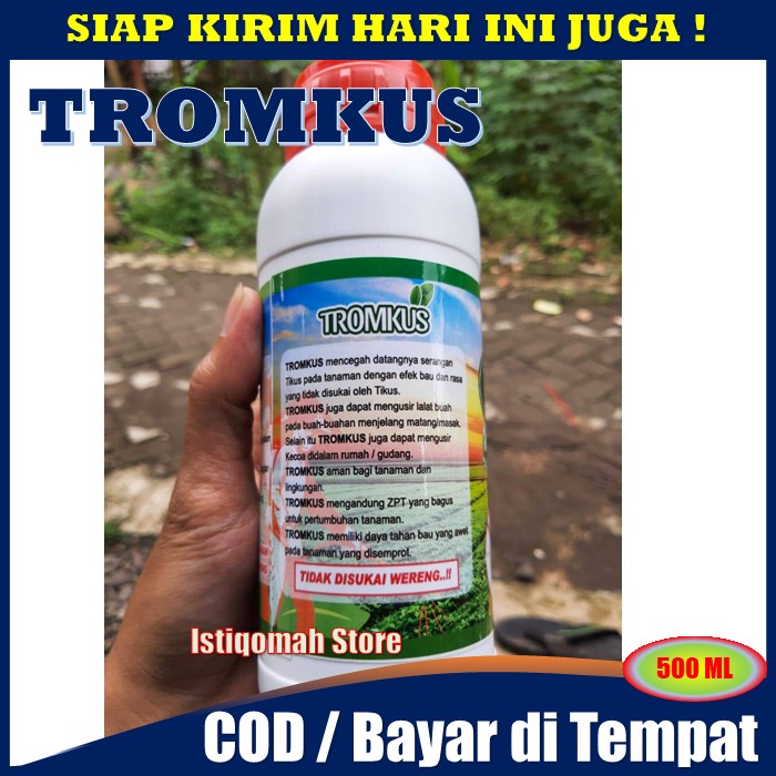 PROMO COD TROMKUS 500ml Pengendali Tikus - Obat Semprot Pengusir Tikus Ampuh - Obat Tikus Semprot Paling Ampuh buat di Sawah - Obat Tikus Mati Kering Tidak Bau - Obat Semprot Tikus Paling Ampuh