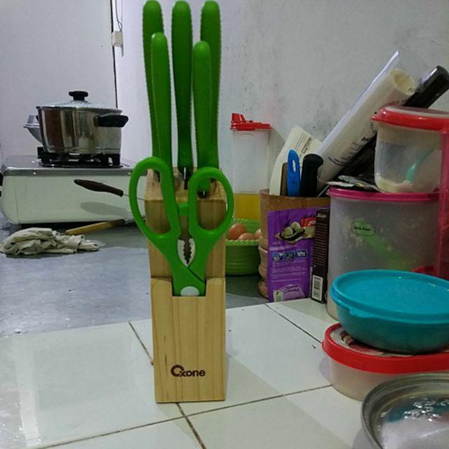 Pisau Set Oxone  Stainless Serbaguna Anti Karat