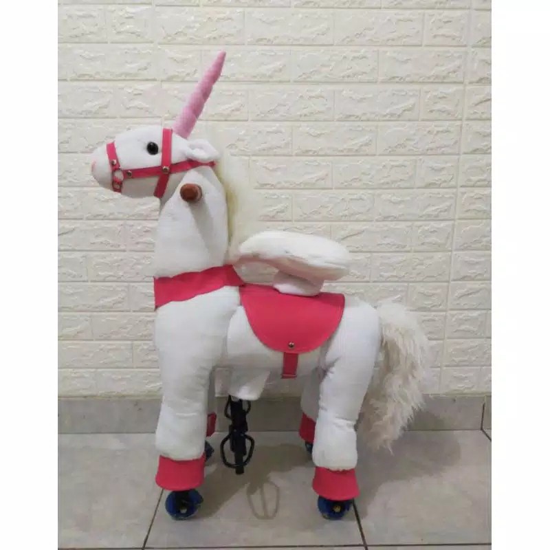 Mainan Anak Kuda Genjot Goyang Rocking Horse Gowes SNI Original Terlaris Size S dan M