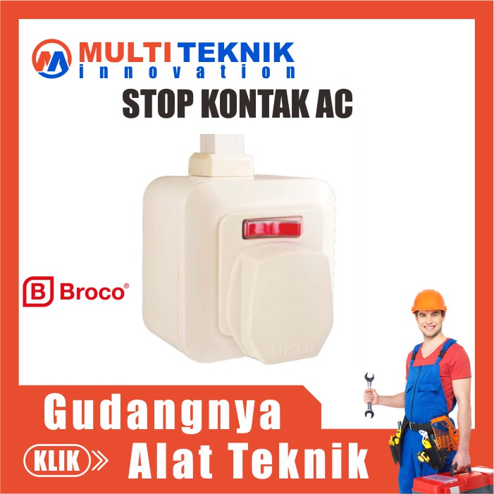 Stop Kontak Colokan Saklar AC Broco MT448