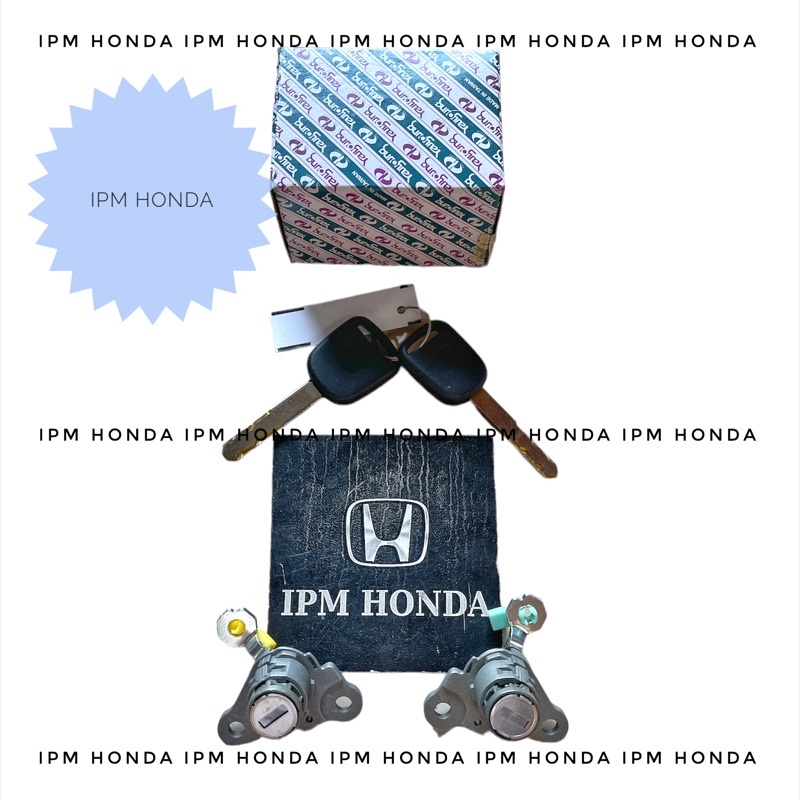 Door Lock Key Kunci Pintu SET Kanan Kiri Honda Jazz GD3 City Type Z 1996-2002 GD8 IDSI VTEC 2003-2008 CRV GEN 2 RD4 RD5 2002-2006
