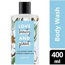 Love Beauty &amp; Planet Petal Soft - Coconut Water &amp; Mimosa Flower Body Wash 400ml 900ml